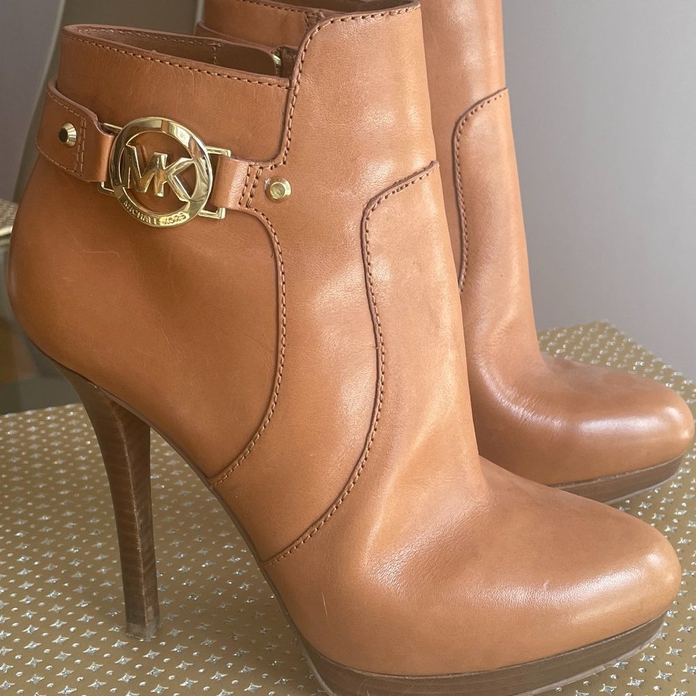 Michael Kors Tan Booties